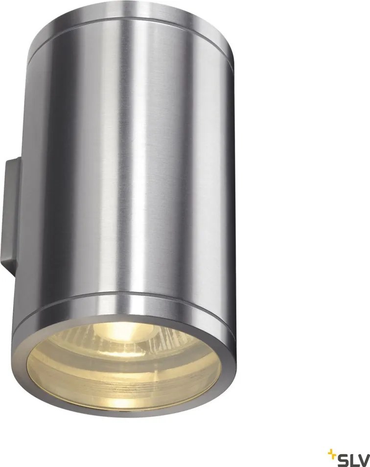 SLV 1000334 SQUARE Modern Kültéri Fali Lámpa Alumínium GU10/ES111 IP44