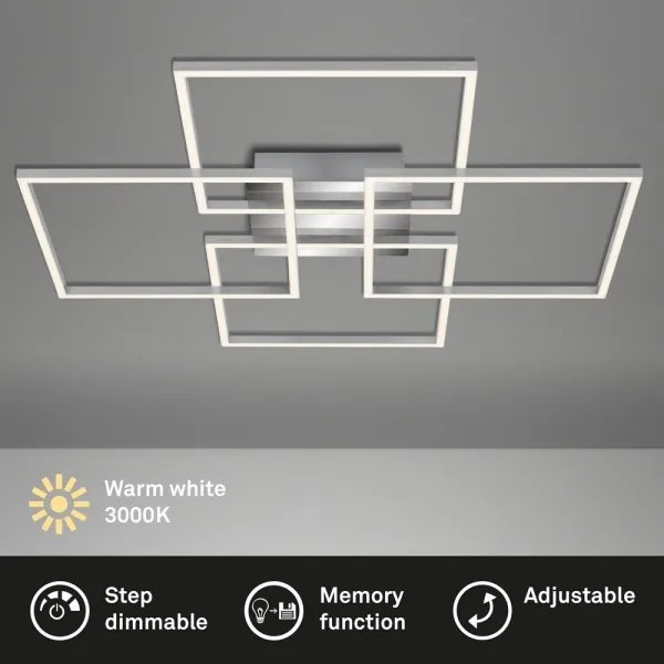Briloner - LED állítható mennyezeti lámpa FRAME 4xLED/12W/230V