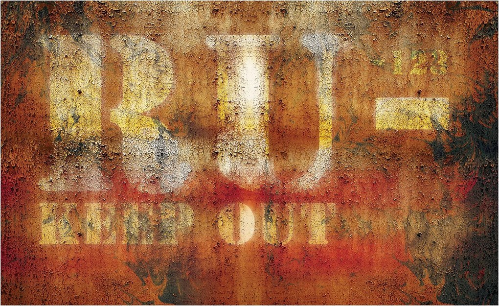 Fotótapéta Fém Rozsda Loft Industrial bár sablonok 200x140 +ragasztó