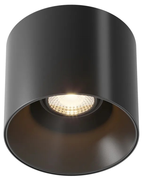 MAYTONI C064CL-01-25W3K-D-RD-B Hengeres Mennyezeti Lámpa Fekete LED IP20