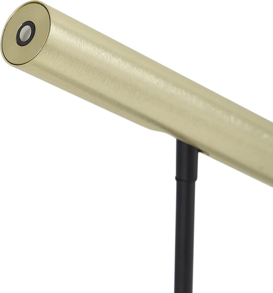 Modern arany asztali lámpa LED-del és érintéses fényerőszabályzóval - Neva