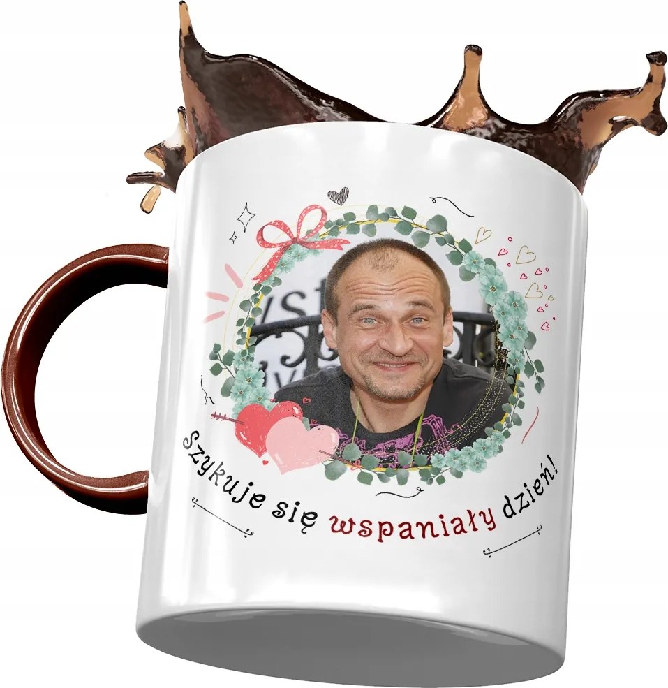 Pawel Kukiz Kukiz 15 Bordó Bögre Ajándék Nyomtatott Fotóval