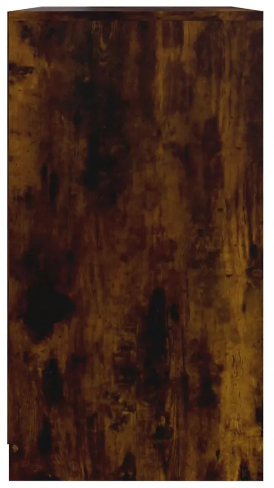 füstös tölgy színű szerelt fa tálalószekrény 70 x 40,5 x 75 cm