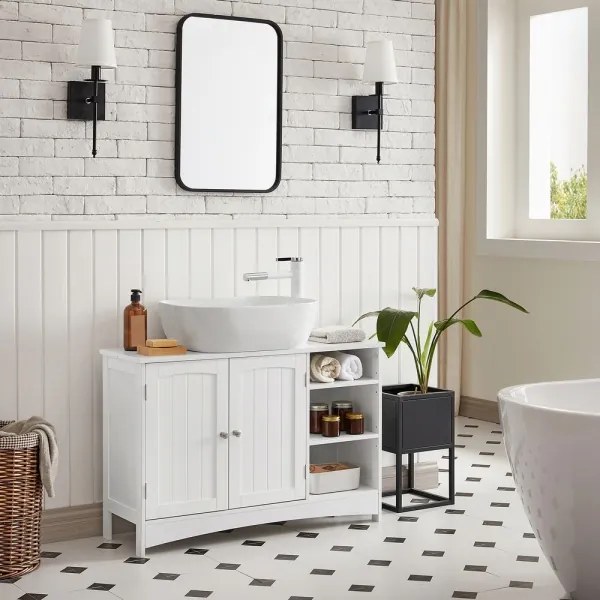 REMI fehér fürdőszobaszekrény