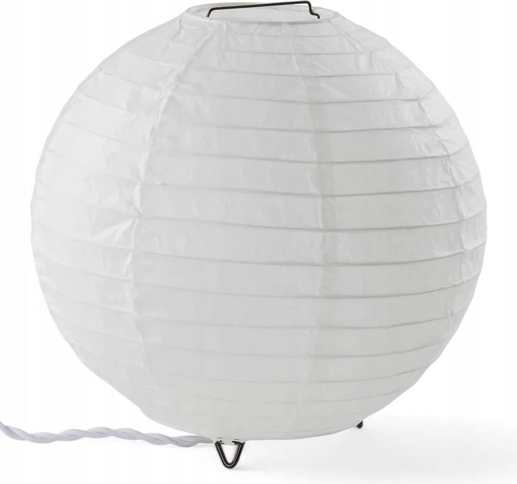 Jotex Wollaston asztali lámpa papírból, fehér, E14, 35 cm