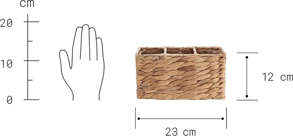 RUSH ROPE evőeszköztartó 23 x 10 cm