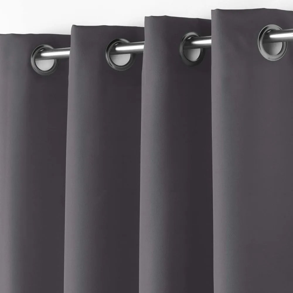 Sötétszürke függöny 140x180 cm Essentiel – douceur d'intérieur