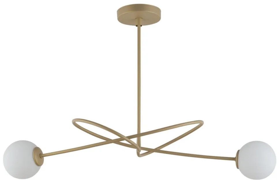 Csillár rúdon VELVET 2xG9/12W/230V arany