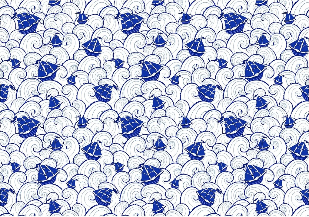 Flizelin fotótapéta Tengeri vitorlások minták lakberendezés 312x219 +ragasztó