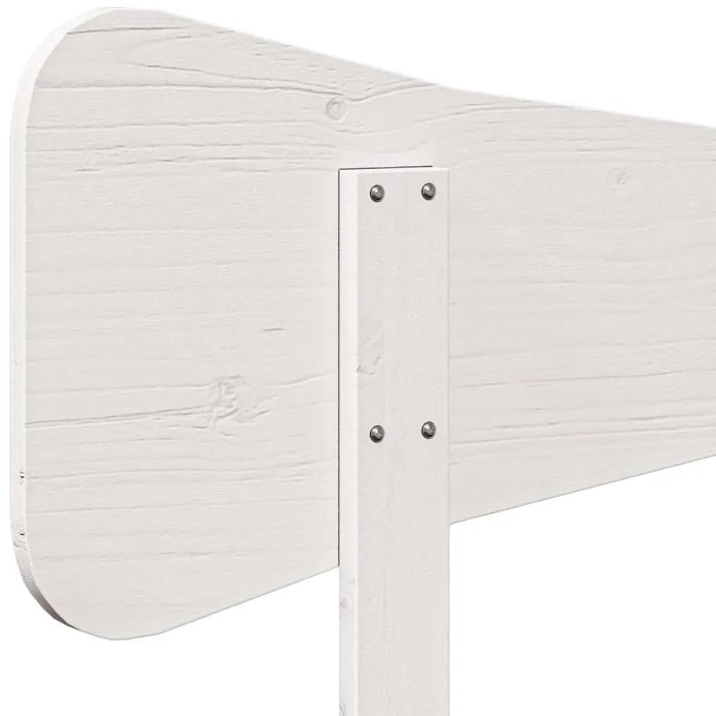 fehér tömör fenyőfa fejtámla 120 cm