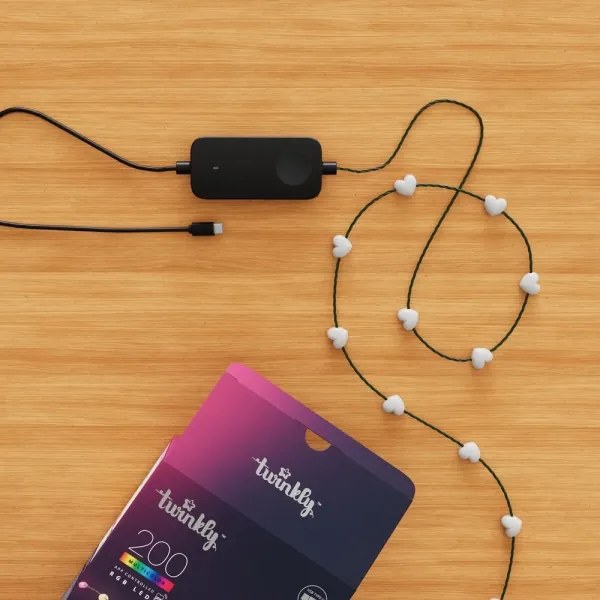 Twinkly TWKH200RGB-G - LED RGB Dimmelhető karácsonyi lánc 200xLED 14 m USB Wi-Fi