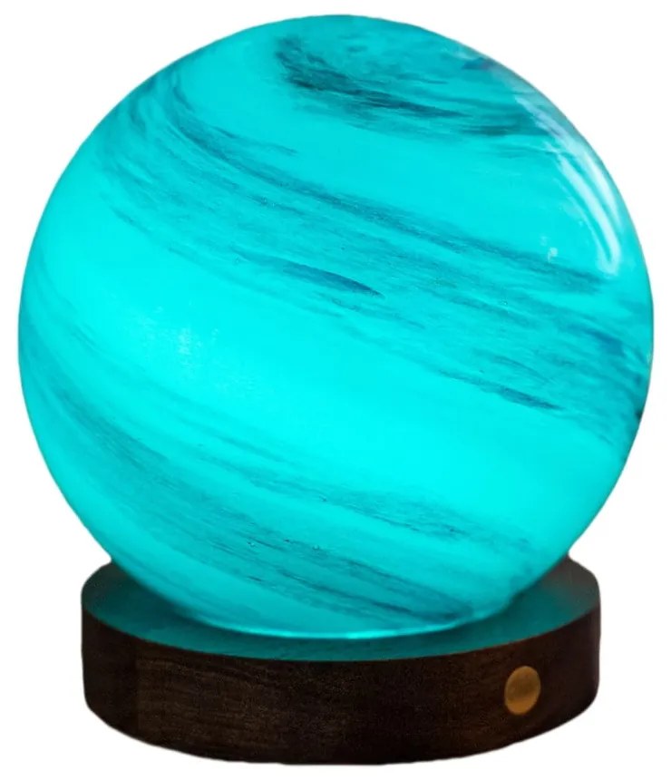 Barna-sötét natúr színű USB fénydekoráció ø 8 cm Polar Cloud – Gingko