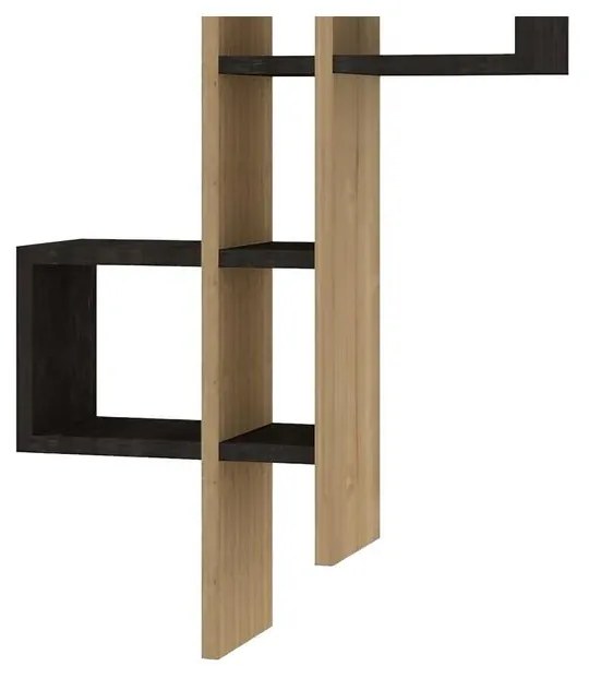 Fali polc Emse - Sapphire Oak, Anthracite