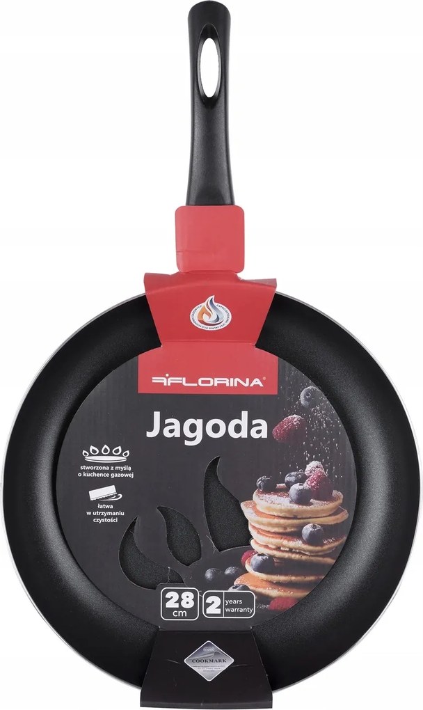 Hagyományos tapadásmentes alumínium serpenyő Bogyó 28 cm