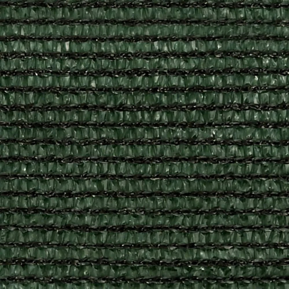 sötétzöld HDPE napvitorla 160 g/m² 3 x 6 m