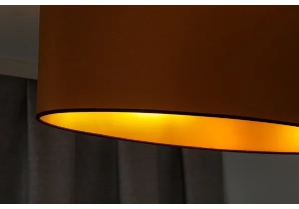 Duolla - Felületre szerelhető csillár OVAL VEGAN 2xE27/15W/230V barna