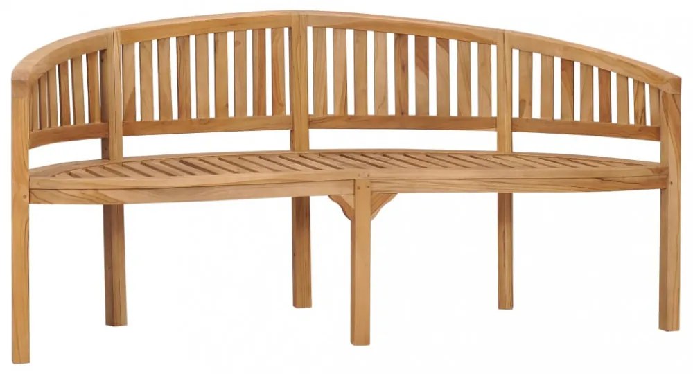 tömör tíkfa banán alakú pad 180 cm