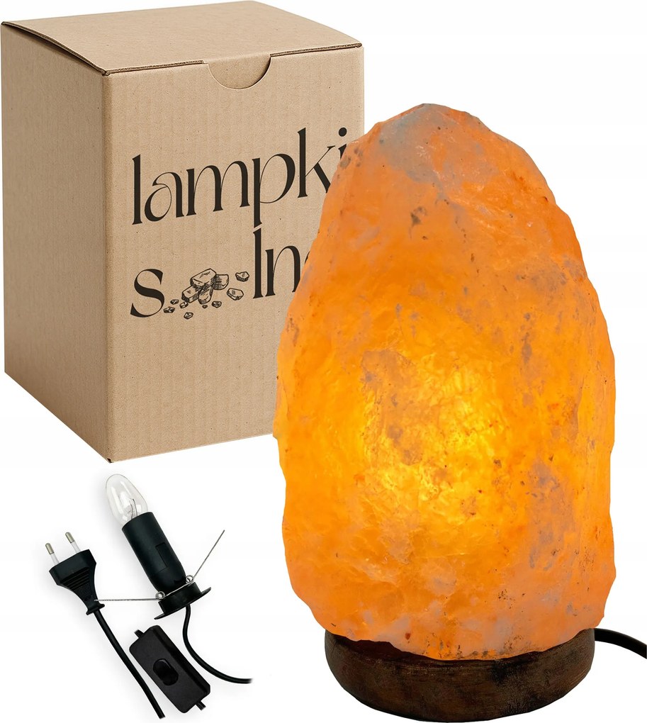 Sólámpa Himalája só 2-3KG Ionizátor Lámpa Természetes Sótömb