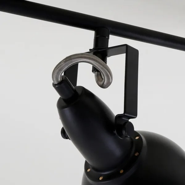 Fekete 3xE14/40W/230V spotlámpa