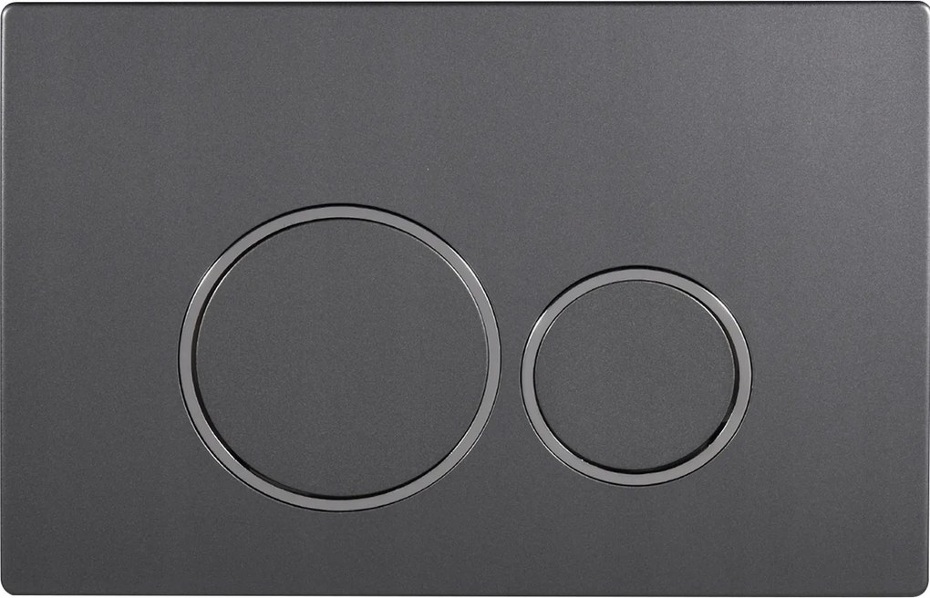 Dopio gun metal nyomógomb Geberit Duofix Delta UP100 wc állványhoz