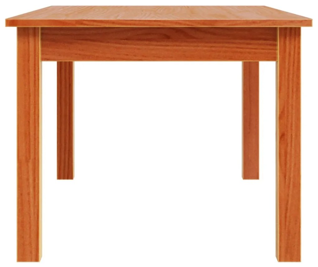 vidaXL viaszbarna tömör fenyőfa dohányzóasztal 80 x 50 x 40 cm