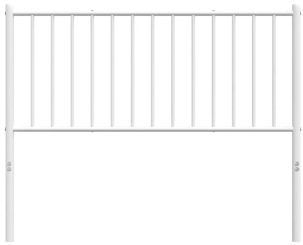 fehér fém fejtámla 107 cm