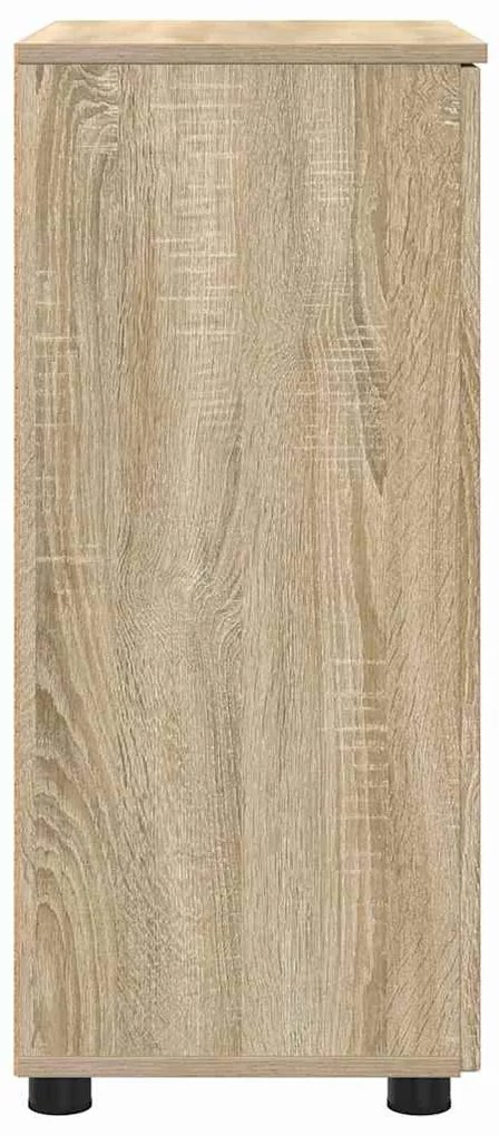 Fürdőszoba Székény ajtóval sonoma tölgy 60 x 35 x 80 cm Faanyag
