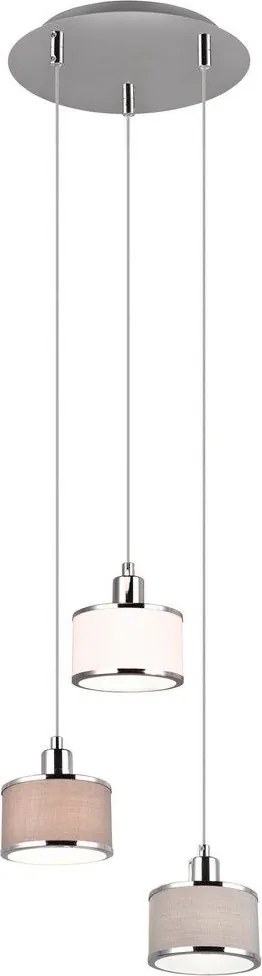 TRIO 311630306 KAPRUN Többágú Függesztett Lámpa Ezüst E14 IP20