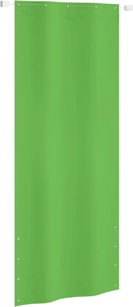 vidaXL világoszöld oxford-szövet erkélyparaván 100 x 240 cm