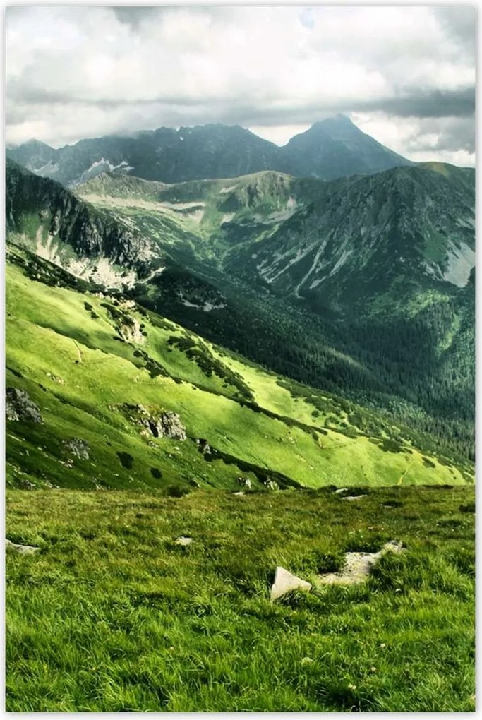 Poszterek 80x120 Tátra Lengyel hegyek Kilátás