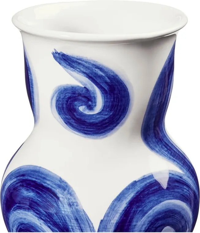 Kék kézzel festett agyagkerámia váza Tulle – Kähler Design