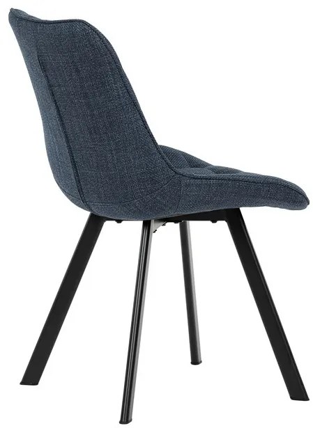 Étkezőszék kék szövettel. HC-465 BLUE2