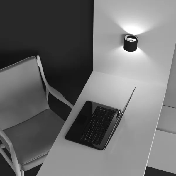 Maytoni C066WL-01B - Fali lámpa ROND 1xG9/50W/230V fekete