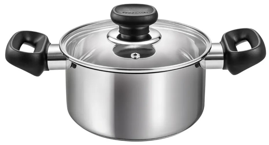 Indukciós tűzhelyhez alkalmas rozsdamentes acél edény fedővel 1,5 l Brava – Tescoma