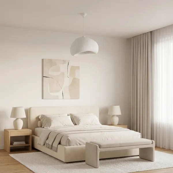 Brilagi - Kábeles függőlámpa WABI SABI 1xE27/40W/230V, átm. 42 cm, fehér