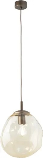BRILAGI - VULCANO kábellel függőlámpa 1xE27/15W/230V átm. 25 cm bronz/füstös bézs