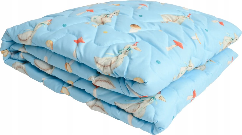 Nyári Vékony Paplan 150x200 Gyereknek Antiallergén Kacsa Mintás Uniszex