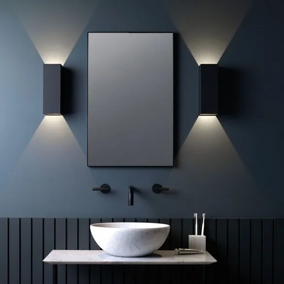 ASTRO LIGHTING 1298007 OSLO Modern Kültéri Fali Lámpa Fekete LED IP65