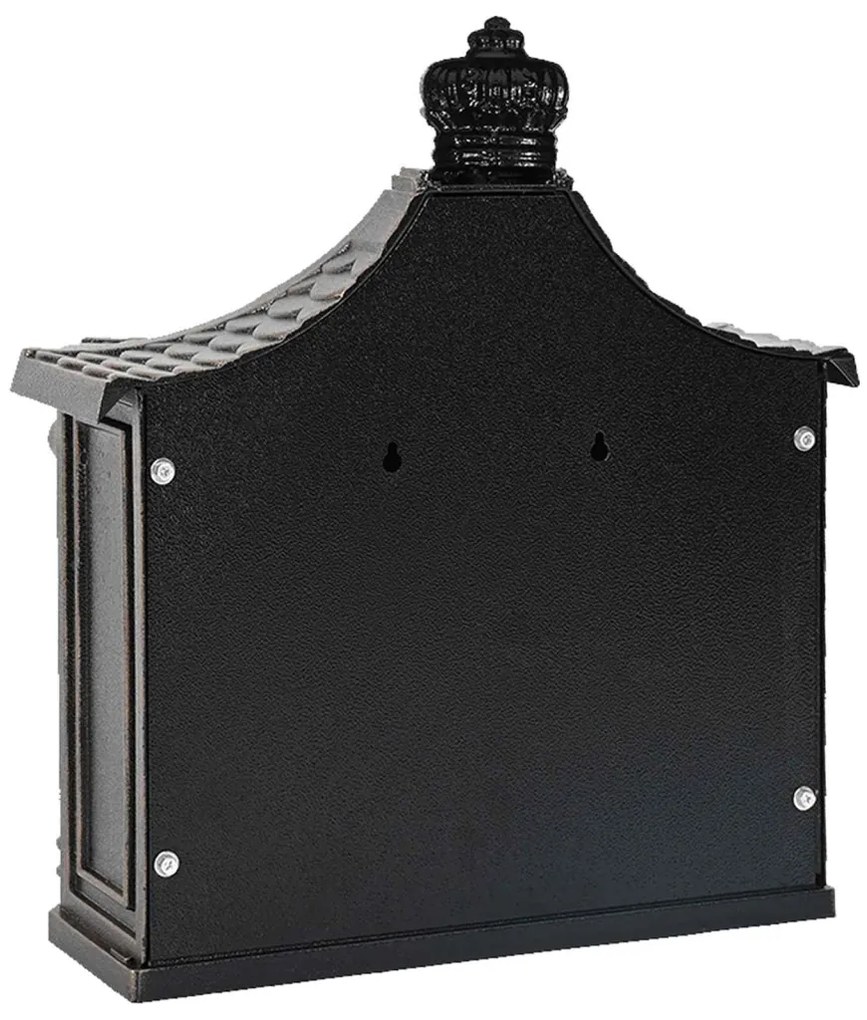 vidaXL Fali Postafiók Bronz 40.5 x 15.5 x 44 cm Öntött alumínium