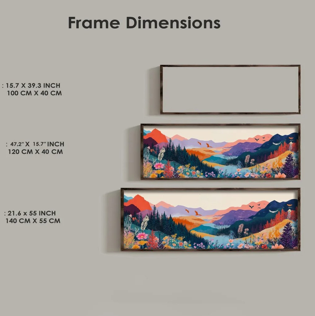 Falikép, 40×120 cm – EMR001