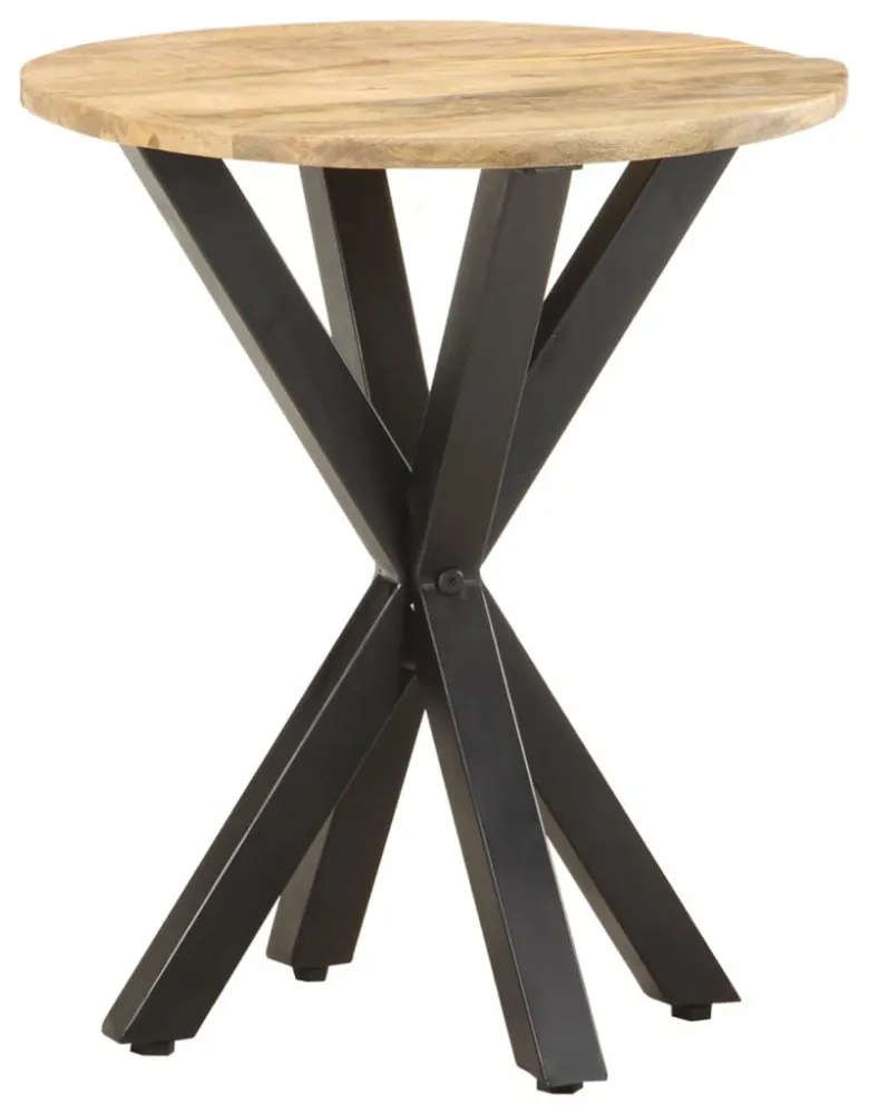 vidaXL tömör mangófa kisasztal 48 x 48 x 56 cm