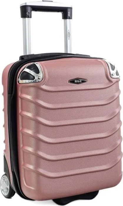 Arany-rózsaszín prémium kabinbőrönd „Premium” - méret S