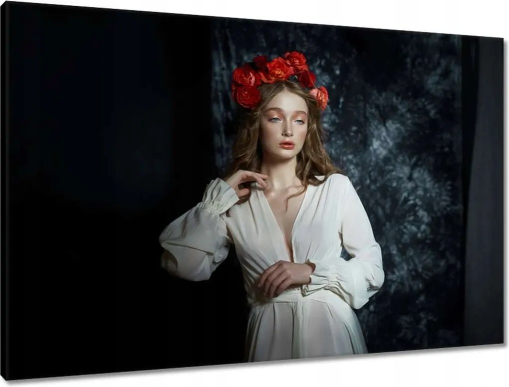 Vászonkép 90x60 Romantikus nő