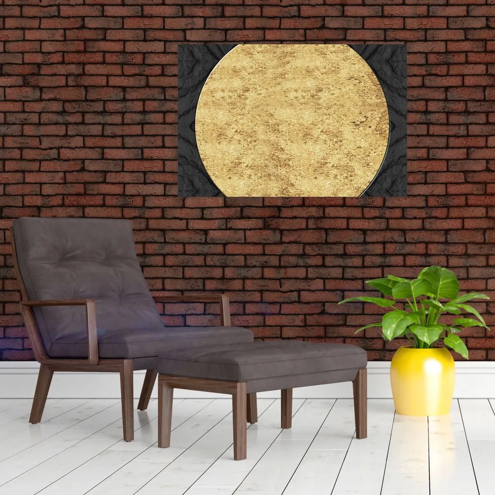 Kép - Arany szerkezet N⁰2 (90x60 cm)