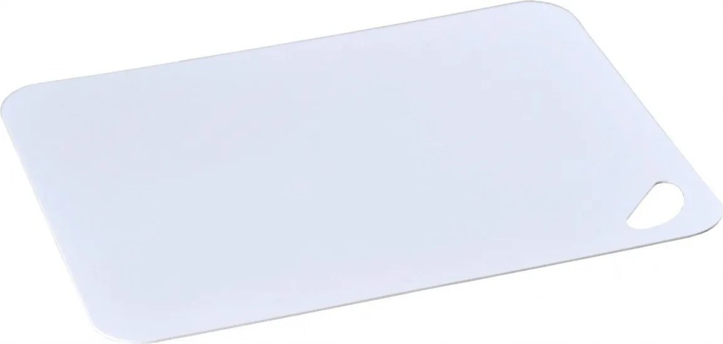 Műanyag vágódeszka, fehér, 38 x 29 cm