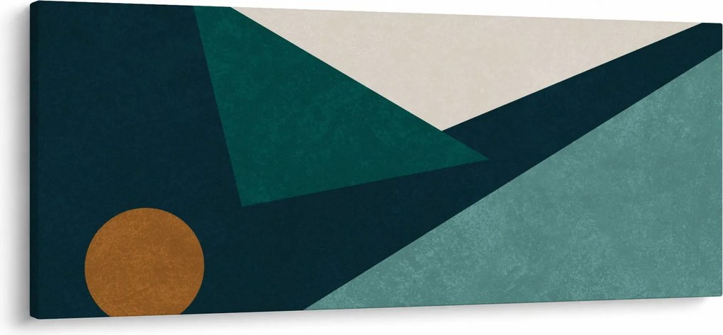 Kép - Kubista absztrakció (120x50 cm)