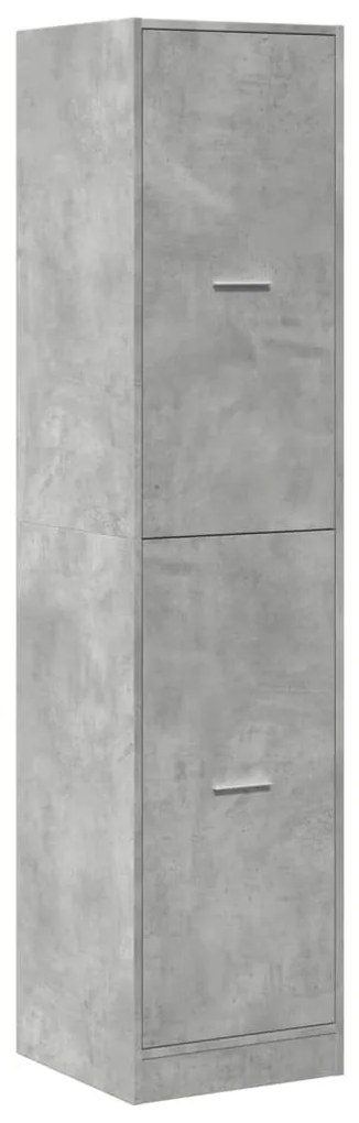 betonszürke szerelt fa patikaszekrény 40 x 41 x 174,5 cm