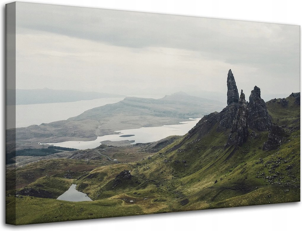 Vászonkép Természet Hegyek Felvidék Csúcs 80x50