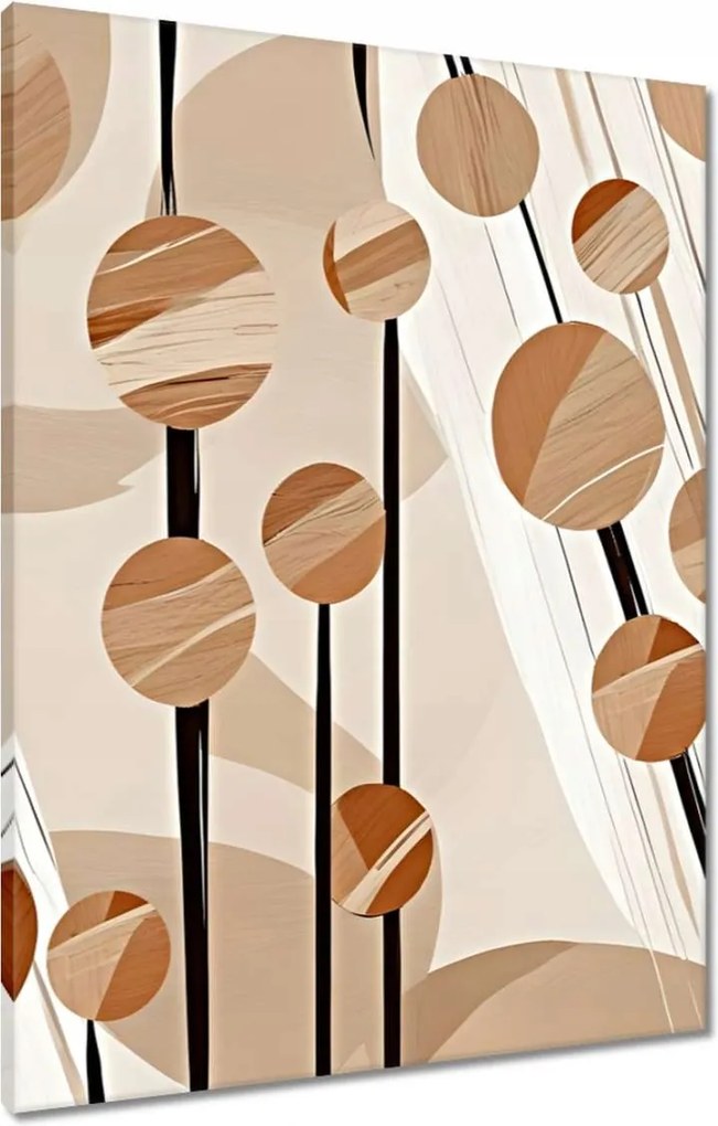 Vászonkép 60x80 Bézs az oszlopokon