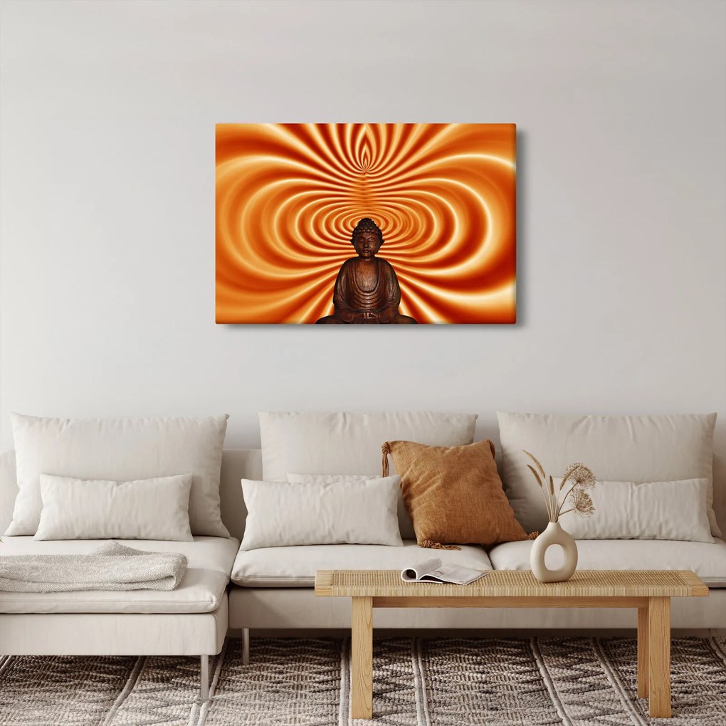 Egy szobrocska képe (90x60 cm)